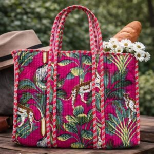 Cotton Quilted Handbags / Block Printed Handbags