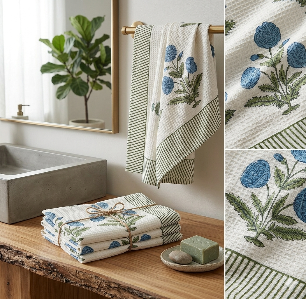 Waffle Towel  by Srkhandlooms